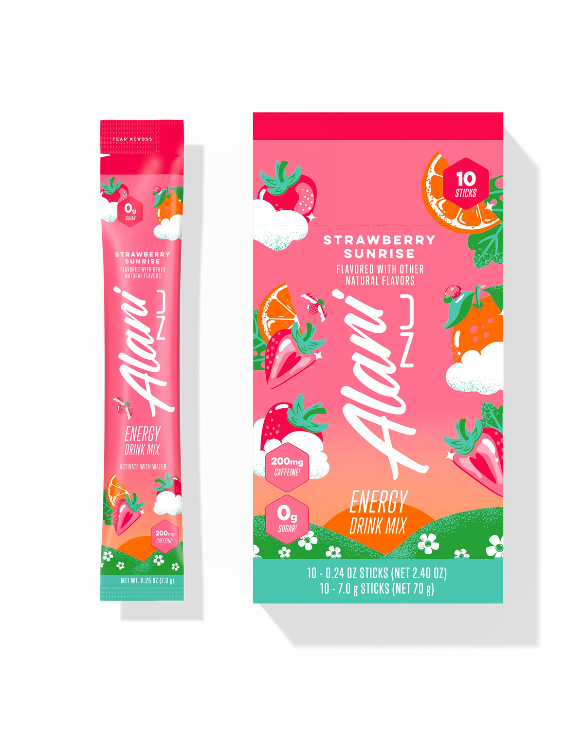 energy sticks - strawberry sunrise